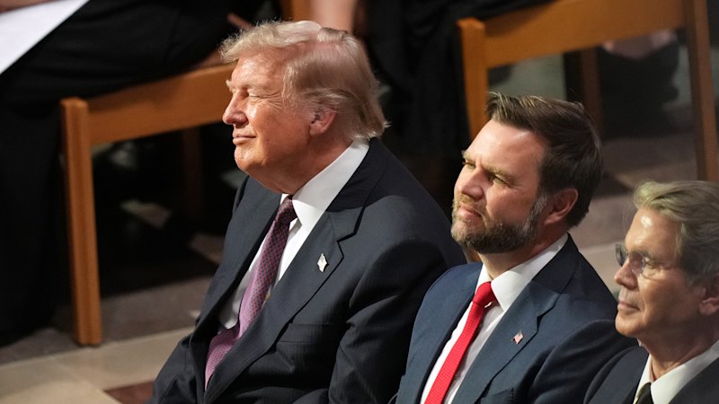 Australia news LIVE: Trump attends Graham’s funeral, new miscarriage data unveiled, Albanese faces AI upset