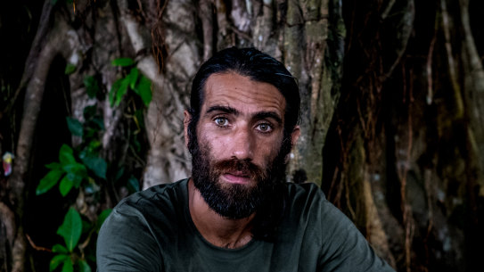 Behrouz Boochani on Manus Island in November, 2016.