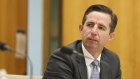 Finance Minister Simon Birmingham: ‘For there he was, on national television, effectively arguing that a political bribe is not a bribe if it works!’