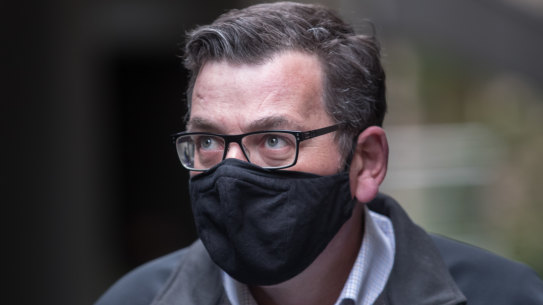 Victorian Premier Daniel Andrews on Saturday.