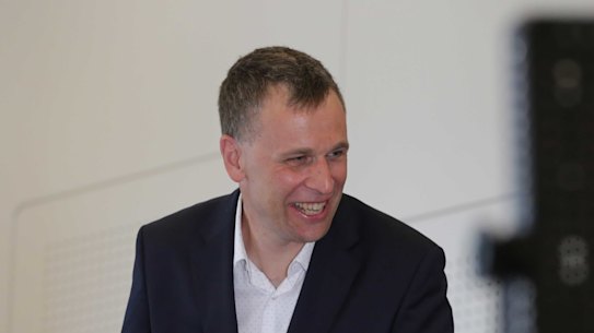 Krispin Hajkowicz at the announcement of his appointment as CHO in 2021.