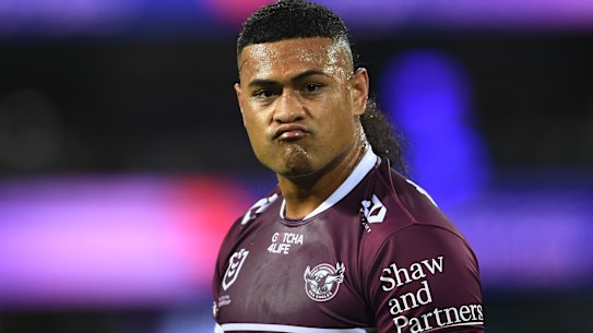 Manly forward Haumole Olakau’atu is back from his Origin ban.