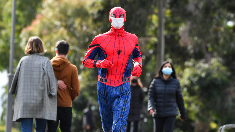 spider man jogging suit