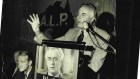 Gough Whitlam on December 1, 1972 - the eve of his historic federal election win.