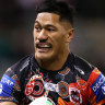 Talatau Amone playing for St George Illawarra.