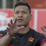 Folau admits he considered walking away from professional sport