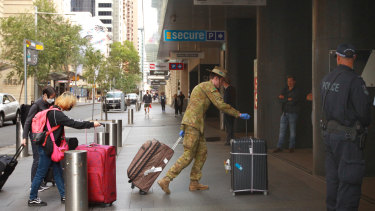Hundreds of travellers have been sent to hotels for the mandatory two-week quarantine period.