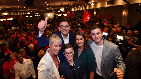 Premier Daniel Andrews' son Noah (right) has been unable to take the test or get his required practice hours.