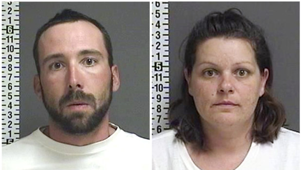 William Hoehn and Brooke Crews in a police photo.