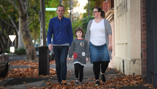 Matt and Kelly Elgin with their daughter Frankie.