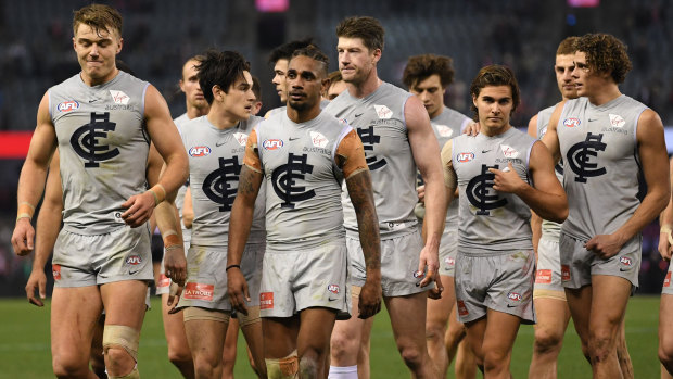 Patrick Cripps (left) has been a hit among many misses for Carlton.