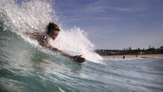 Friday's hot weather means it will be a good day for the beach. 