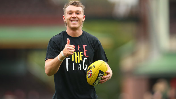 Patrick Cripps preparing for the Blues’ clash with the Sydney Swans.