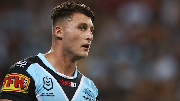 Embattled Cronulla star Bronson Xerri.