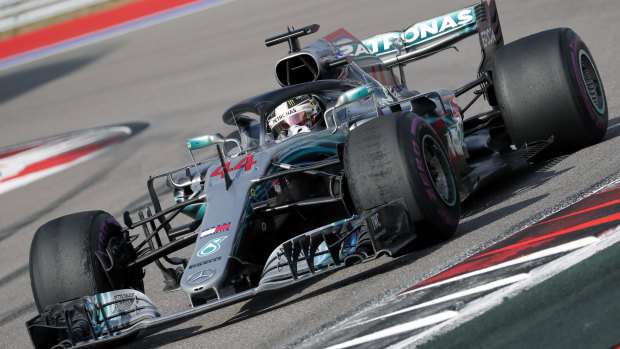 Lewis Hamilton en route to victory in Sochi.