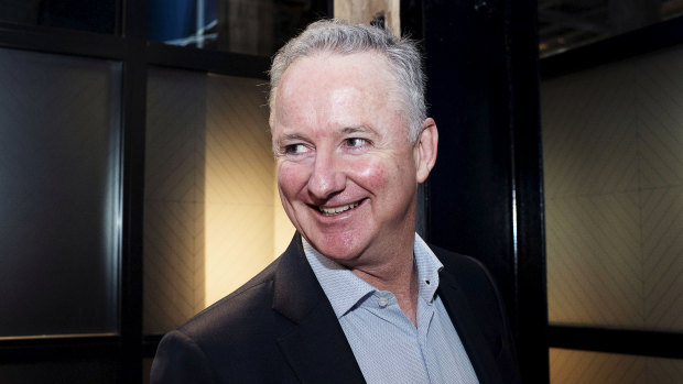Nine CEO Hugh Marks after Fairfax shareholders voted for the merger with Nine.