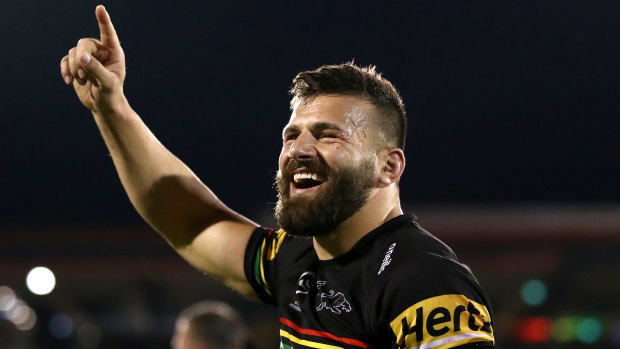 Sole survivor ... Josh Mansour is the only Panther from the 2014 preliminary final loss. 