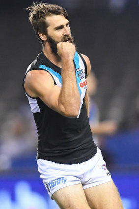 Westhoff in action for Port Adelaide.