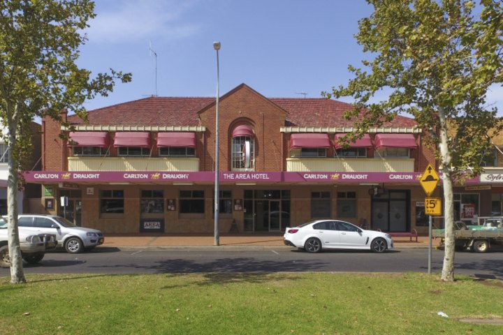 The Area Hotel in Griffith last sold for $8 million in 2019.