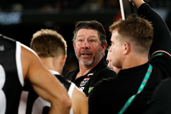 St Kilda coach Brett Ratten was pleased with his team’s resilience.