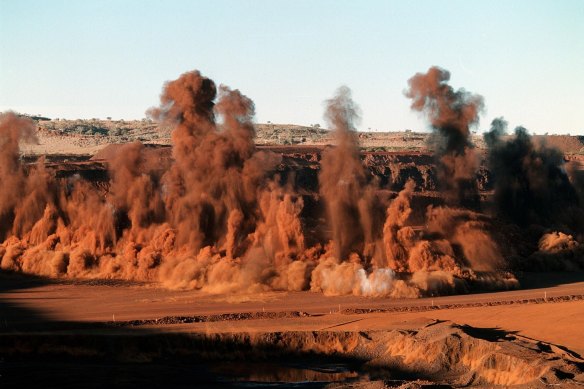 Incitec Pivot's explosive products are widely used in the mining industry.