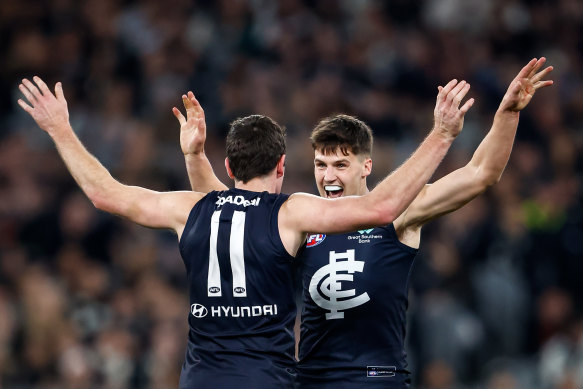 Plenty to smile about for Carlton so far.