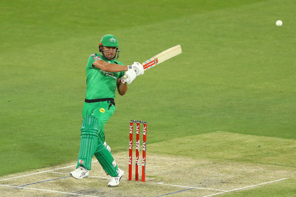 Stoin and deliver: Marcus Stoinis got the run rate ticking over early for the Stars.