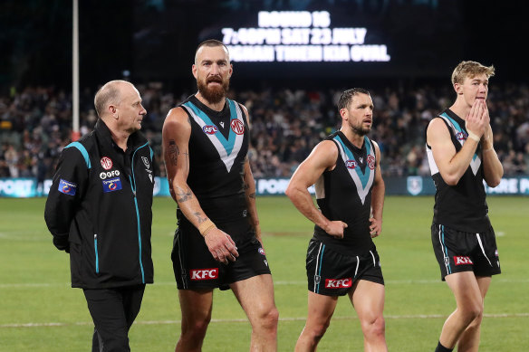 The ultimate success has eluded Port Adelaide under Ken Hinkley.