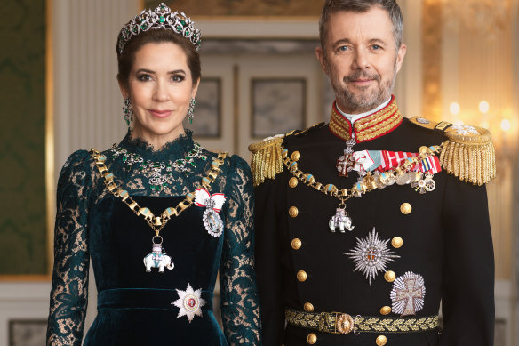 Australian-born Queen Mary and King Frederik of Denmark.