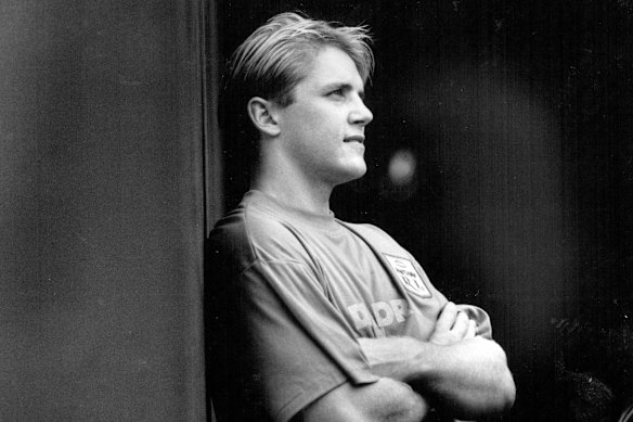 Smith poses for a portrait in 1992.