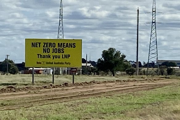 The big yellow billboards of the UAP spread across the nation. 