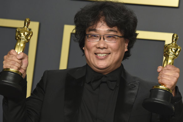 Parasite director Bong Joon-Ho makes Oscars history.