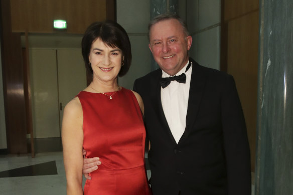 Albanese and former wife Carmel Tebbutt.