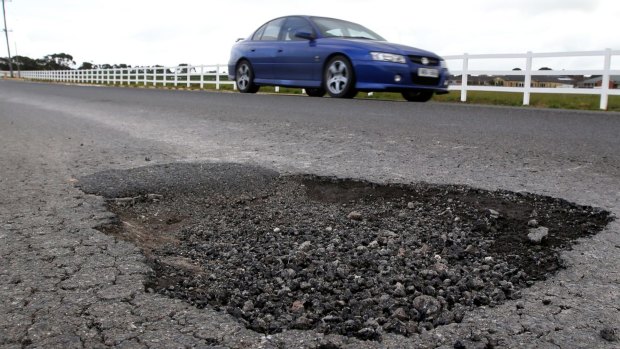 Brisbane City Council repaired 73,000 potholes in the 2016-17 financial year.