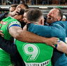 The weekend of NRL miracle plays in pictures.