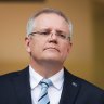 Prime Minister Scott Morrison addresses the media on appointments in his ministry, during a press conference in the Prime Minister's courtyard at Parliament House in Canberra on  Sunday 26 August 2018. fedpol Photo: Alex Ellinghausen