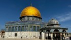 Dome of the Rock on the Temple Mount in the Old City of Jerusalem.