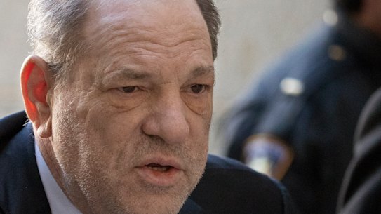 Harvey Weinstein at court in February.
