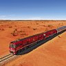 TRA 4OCT 08. The Ghan between Adelaide and Darwin. Supplied by Tourism NT