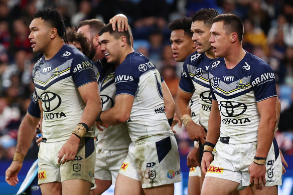 The Cowboys pulled off a stunning upset over the Roosters on Sunday.