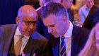 Well-connected: Sanjeev Gupta with South Australian Premier Peter Malinauskas in 2022. 