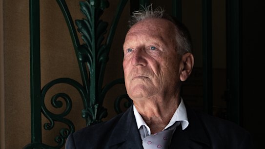 Former beat outreach worker Ülo Klemmer outside the LGBTIQ hate crimes inquiry this week.