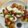 ***EMBARGOED FOR SUNDAY LIFE, JANUARY 29/23 ISSUE***
Adam Liaw recipe: Grilled peaches with coconut yoghurt and brown sugar
Photography by William Meppem (photographer on contract, no restrictions)