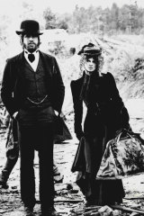 Warren Beatty and Julie Christie in McCabe and Mrs Miller, the first R-rated film to be released in Australia.