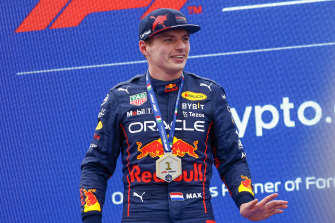 Max Verstappen won the sprint race at Imola.