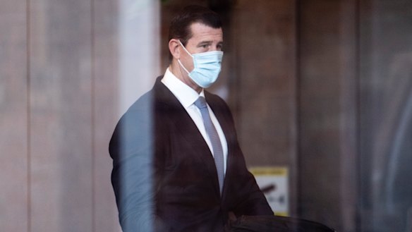 Ben Roberts-Smith at the Federal Court in Sydney on Tuesday.