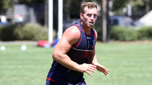 Newcomer: Melbourne Rebels back-rower Angus Cottrell has been named in his first Wallabies squad. 