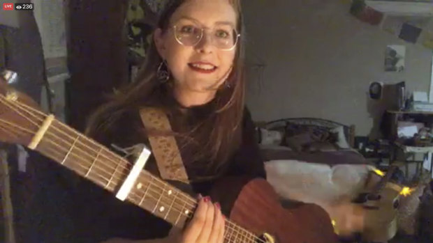 Melody Pool on Facebook Live.