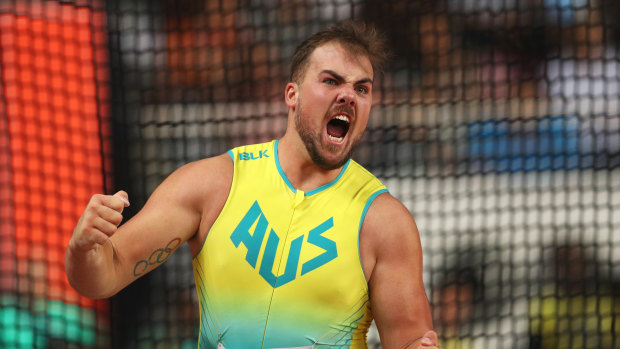 Matthew Denny has shown tremendous promise for the future after his effort in the discus final.