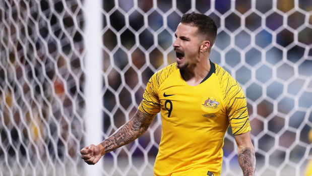 Socceroos striker Jamie Maclaren.